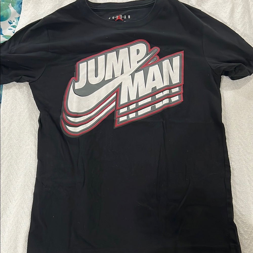 Jordan Black Short Sleeve Tee Retro Logo